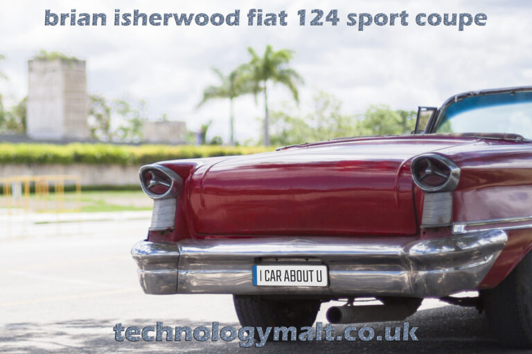 Brian Isherwood and the Fiat 124 Sport Coupe: A Deep Dive into a Classic Revival