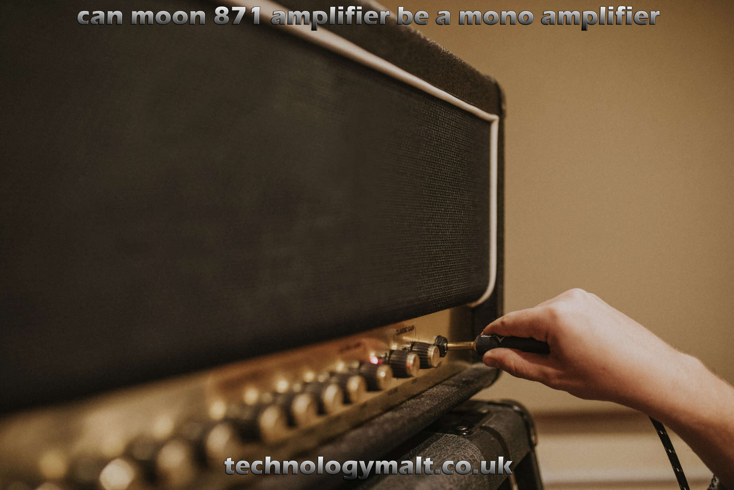 can moon 871 amplifier be a mono amplifier