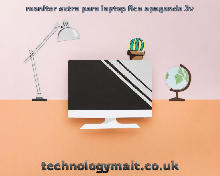 monitor extra para laptop fica apagando 3v