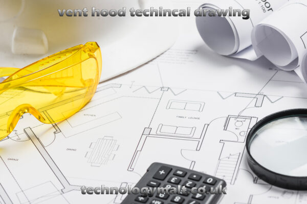 vent hood techincal drawing