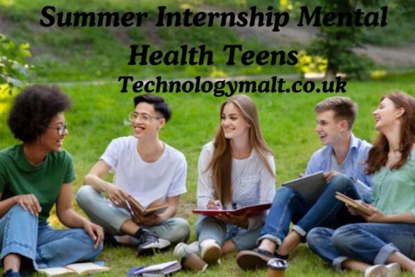 Summer Internship Mental Health Teens