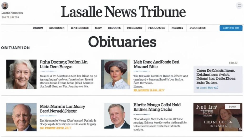 LaSalle News Tribune Obituaries